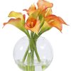 Winward Home Calla Lily In Glass 11" Wholesale