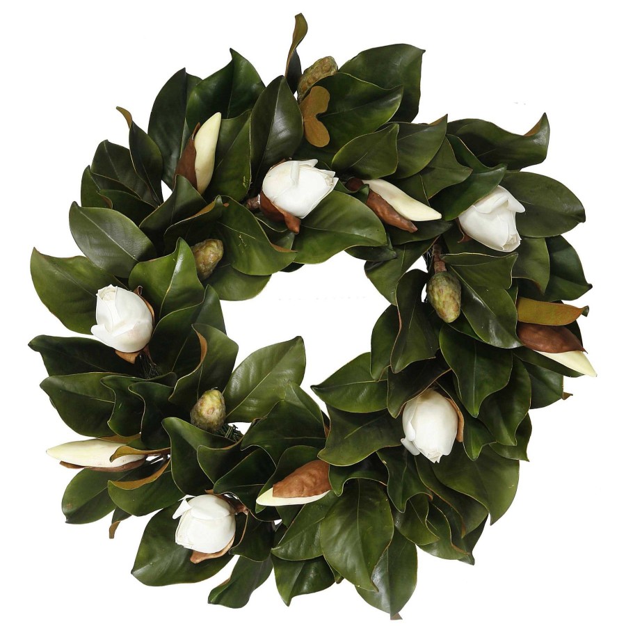 Winward Home Magnolia Bud Wreath 24" Best