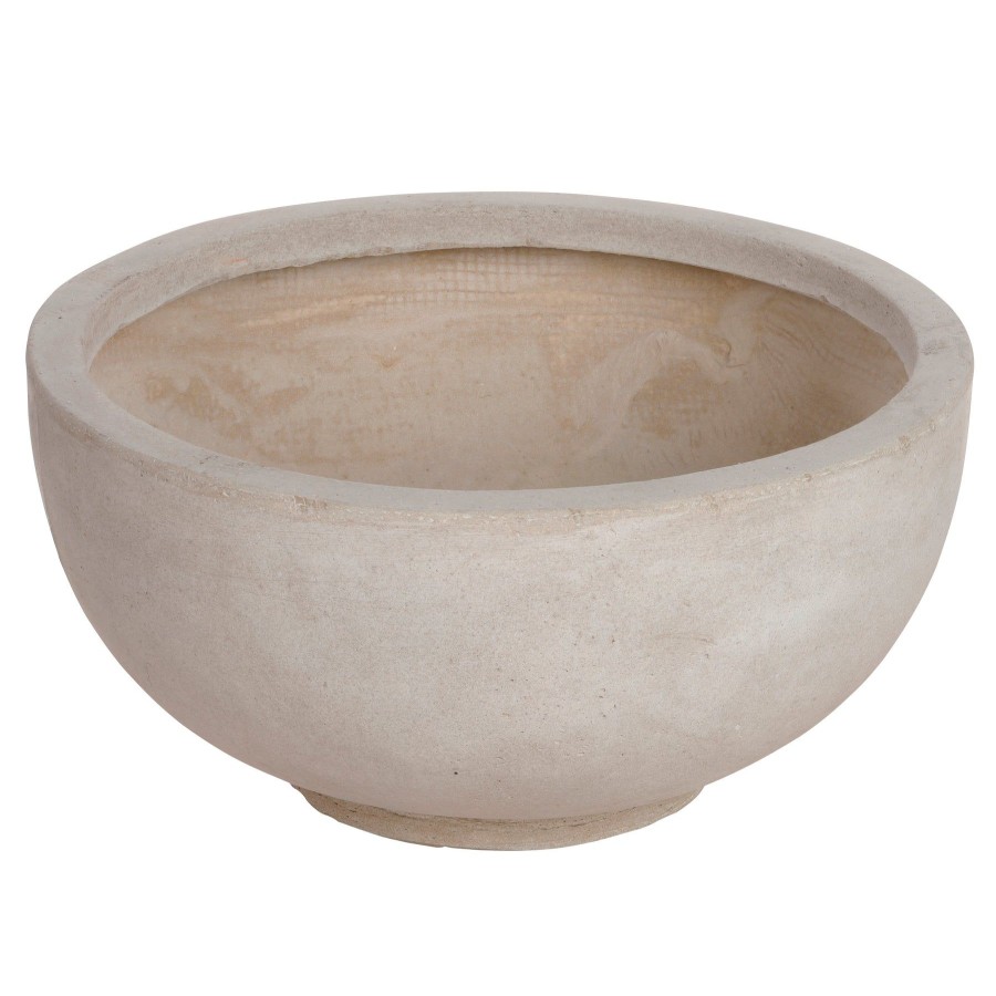 Winward Home Stonecast Bowl Planter 17" Diameter Clearance