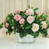 Winward Home Garden Camellia Centerpiece (Dp556-Pk) New