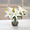 Winward Home White Lily Casablanca In Vase (Dp743-Ww) Wholesale