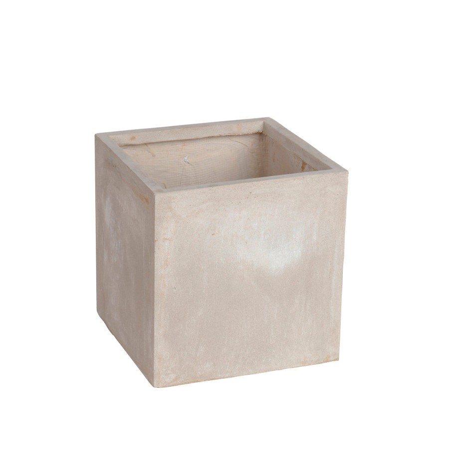 Winward Home Square Stonecast Planter 12" Hot