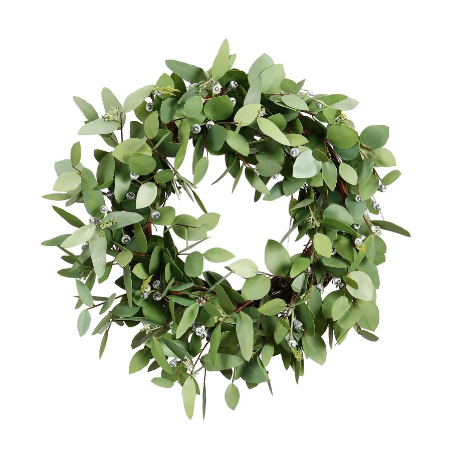 Winward Home Seeded Eucalyptus Wreath 24" Wholesale