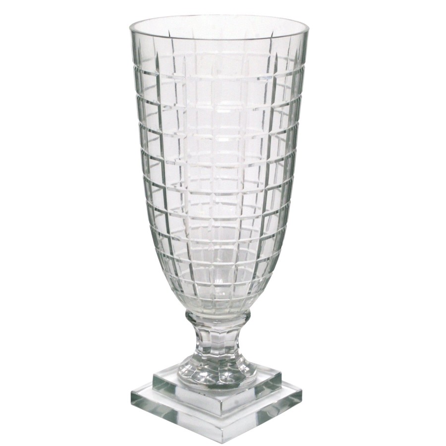 Winward Home Square Cut Vase 15'' Clearance