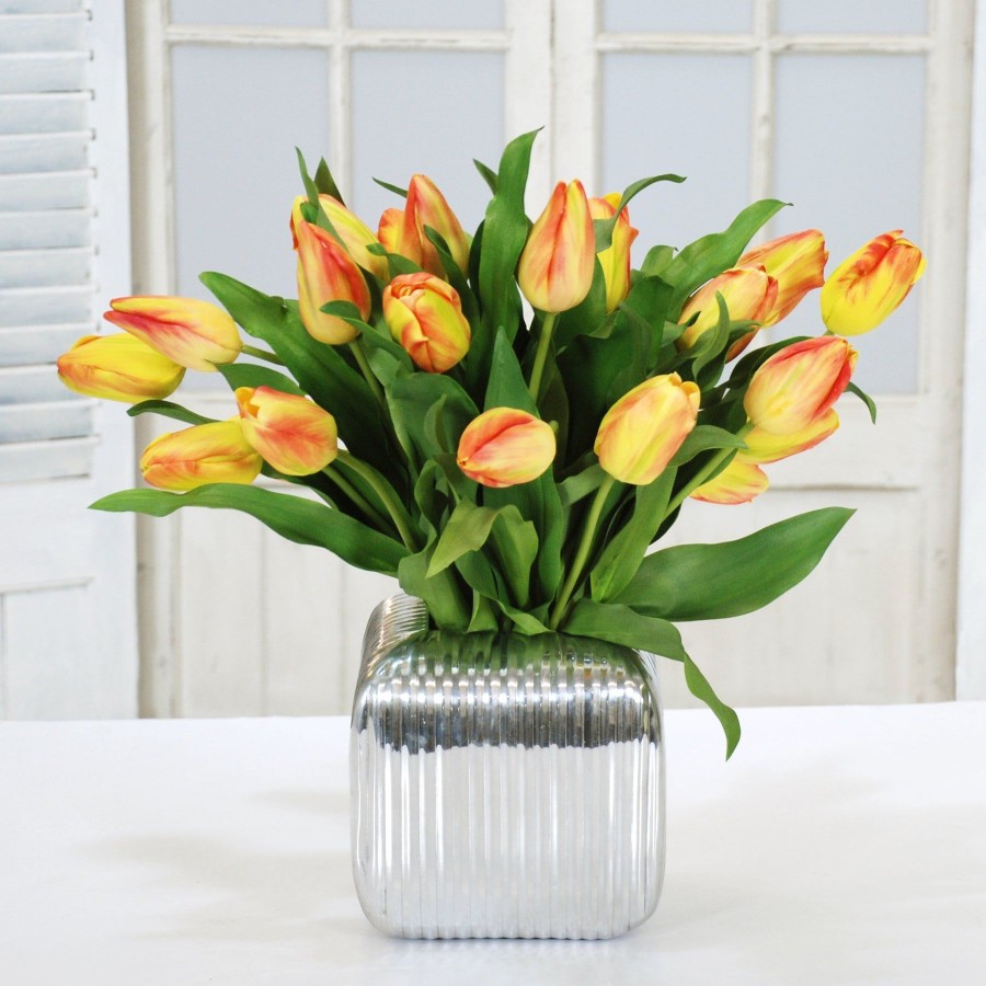 Winward Home Tulip In Silver Vase (Whd077-Yl) Online