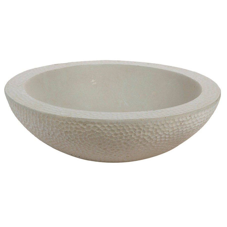 Winward Home Textured Stonecast Bowl 22" Wide Best