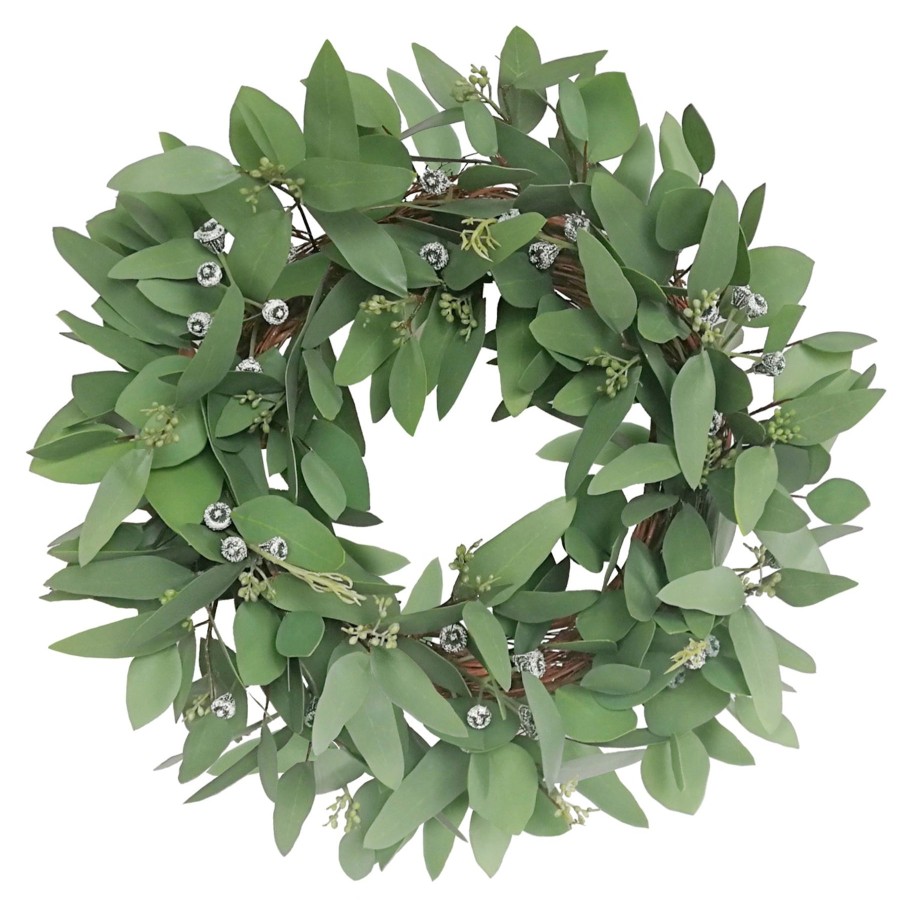 Winward Home Seeded Eucalyptus Wreath 20" Online