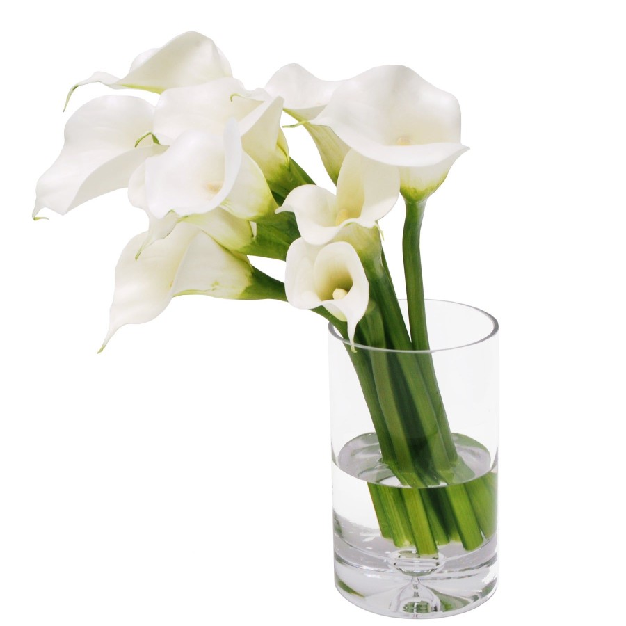 Winward Home Calla Lily In Cylinder Vase 18" Hot