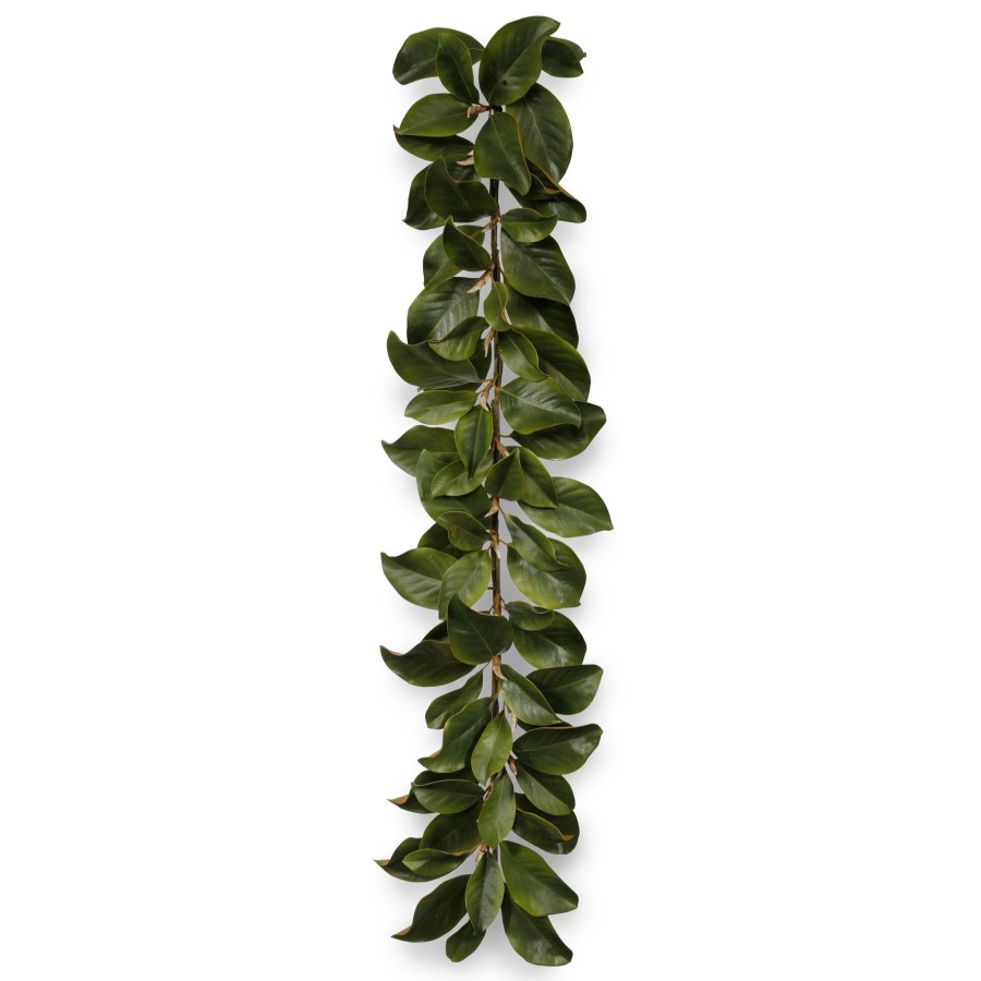 Winward Home Magnolia Leaf Garland 5-Ft Long Best