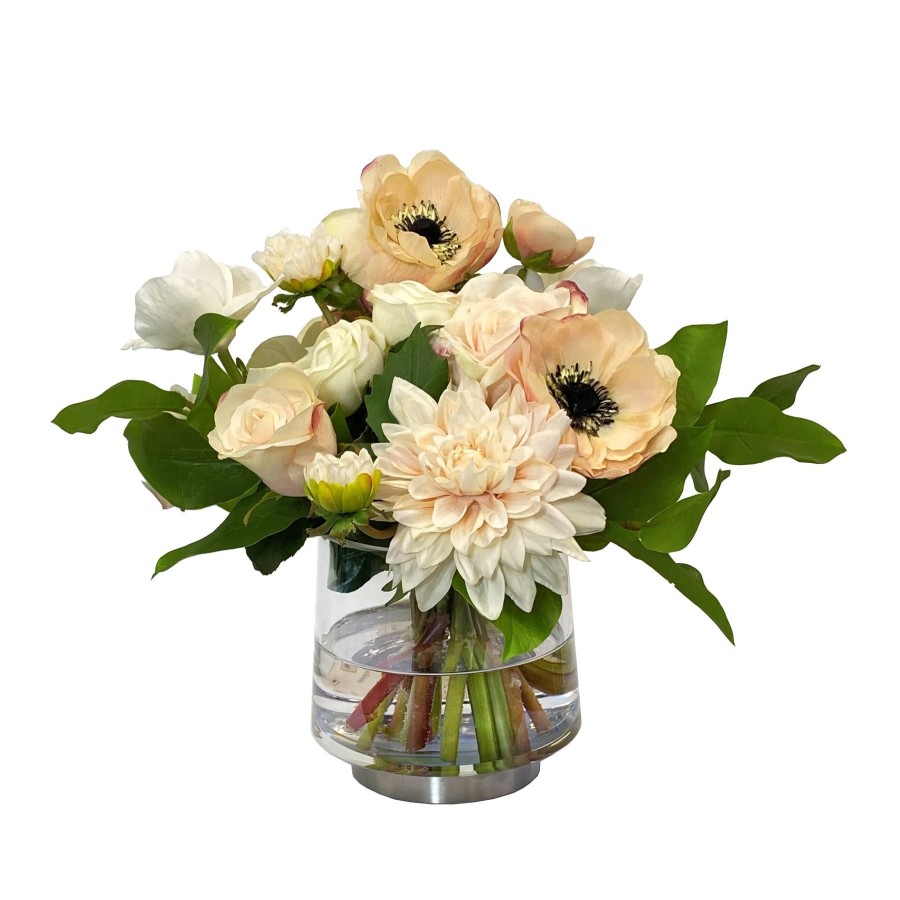 Winward Home Dahlia Anemone In Glass 12" Online