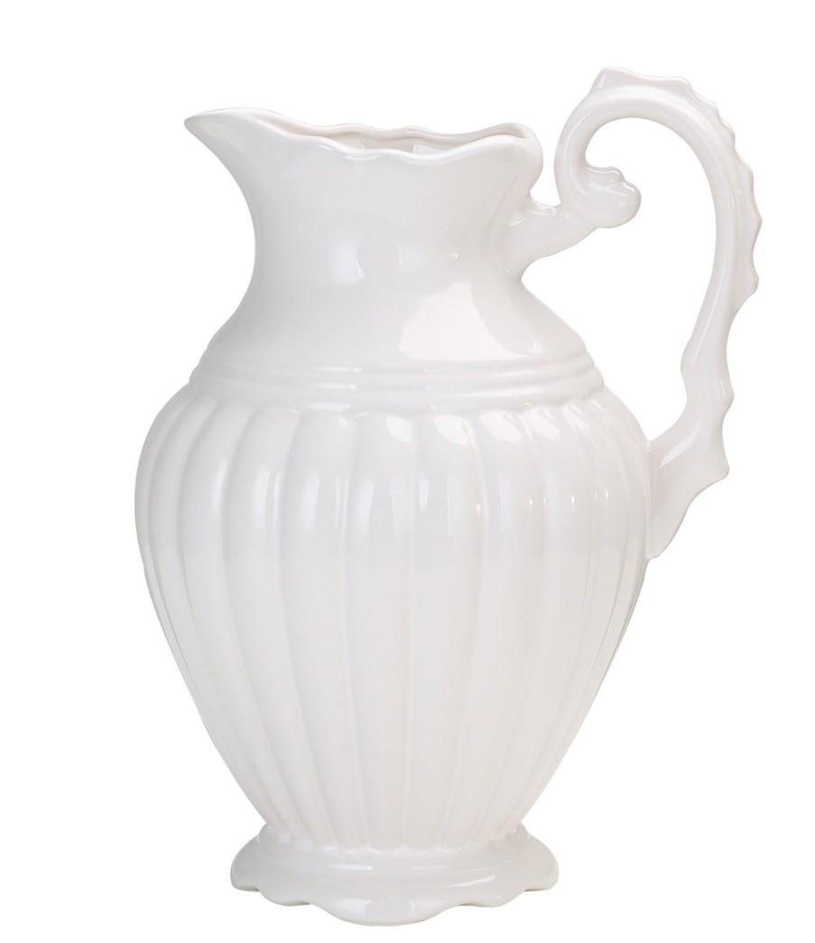 Winward Home Creamware Pitcher 15" Wholesale