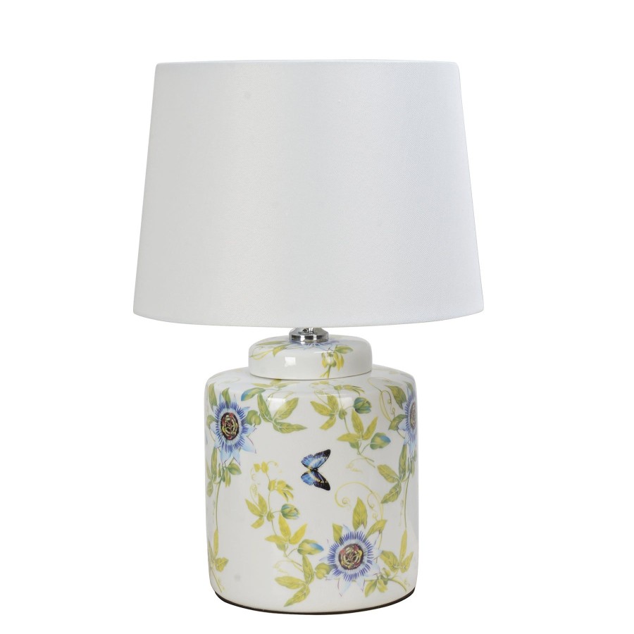 Winward Home Blue Passion Cylinder Lamp Short 23.5" Clearance