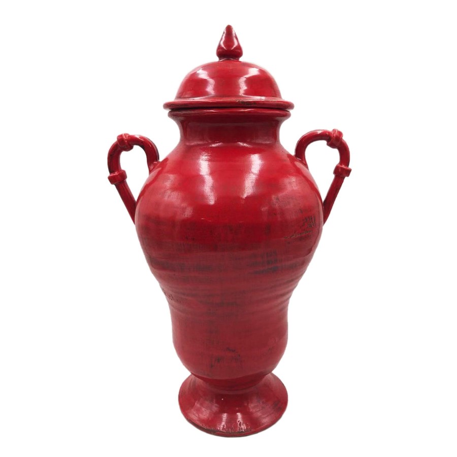 Winward Home Potter'S Handled Urn 23" New