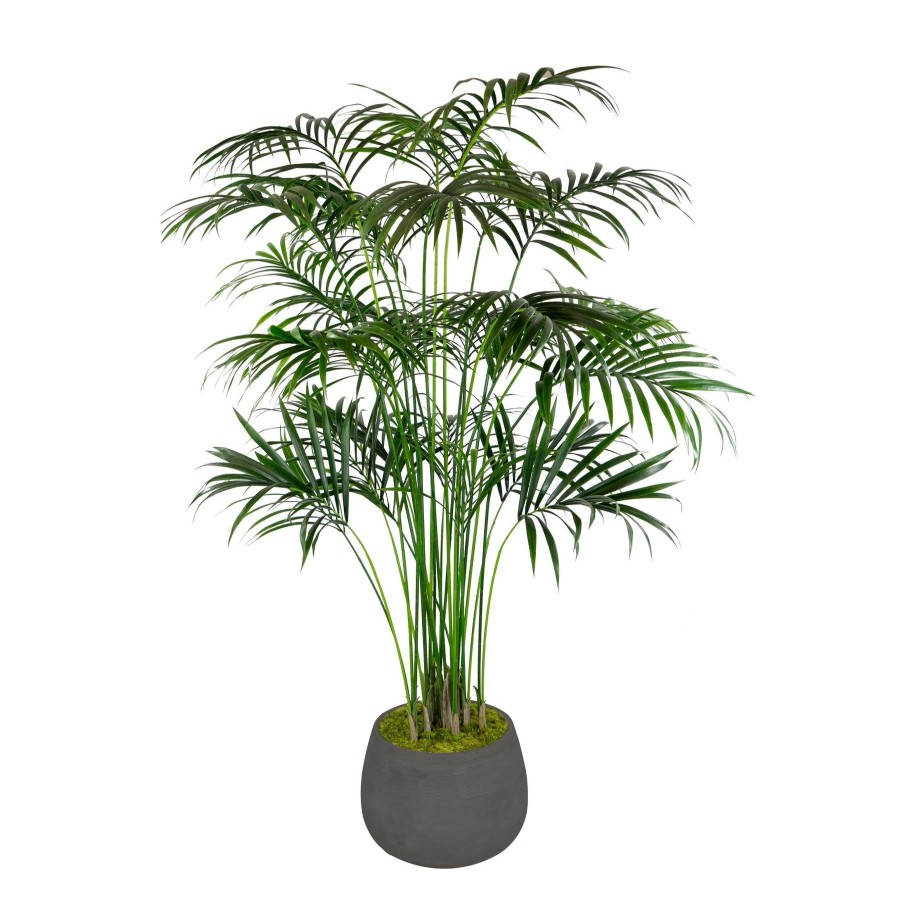 Winward Home Kentia Palm In Stonecast Planter 7' New