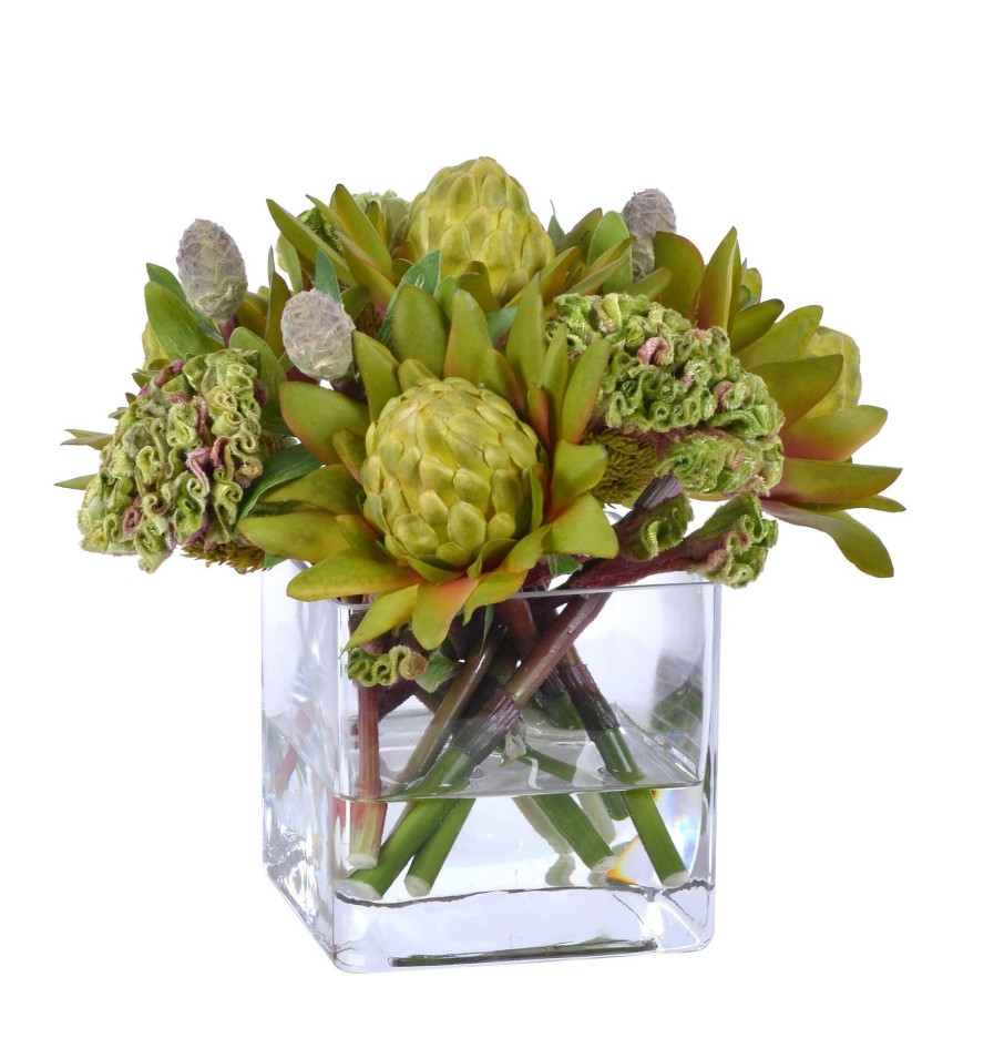 Winward Home Waratah In Vase 9" Clearance