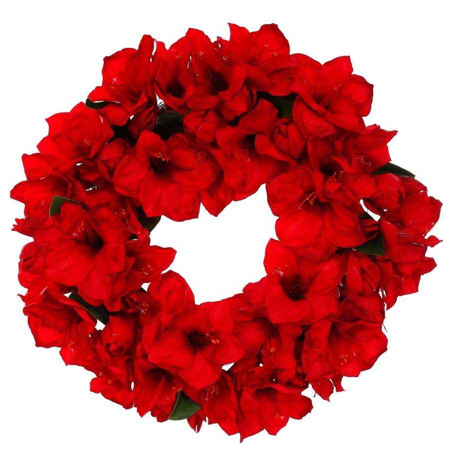 Winward Home Amaryllis Wreath 26" Online