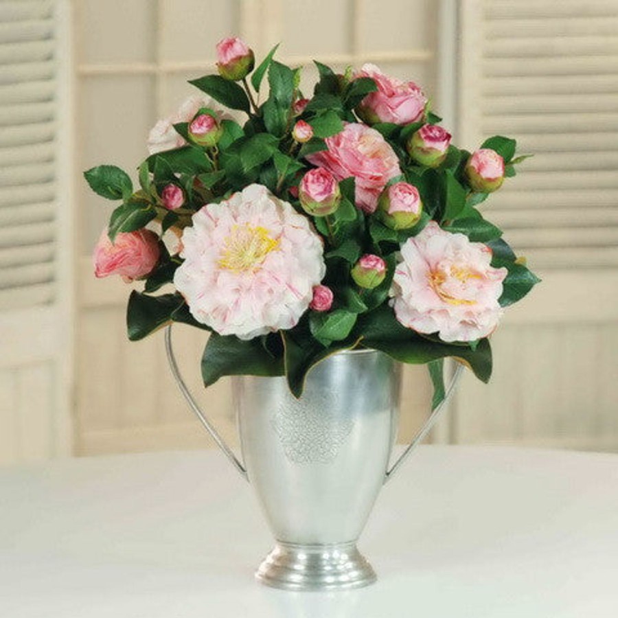 Winward Home Camellia In Silver Cup (Dp555-Pk) Wholesale