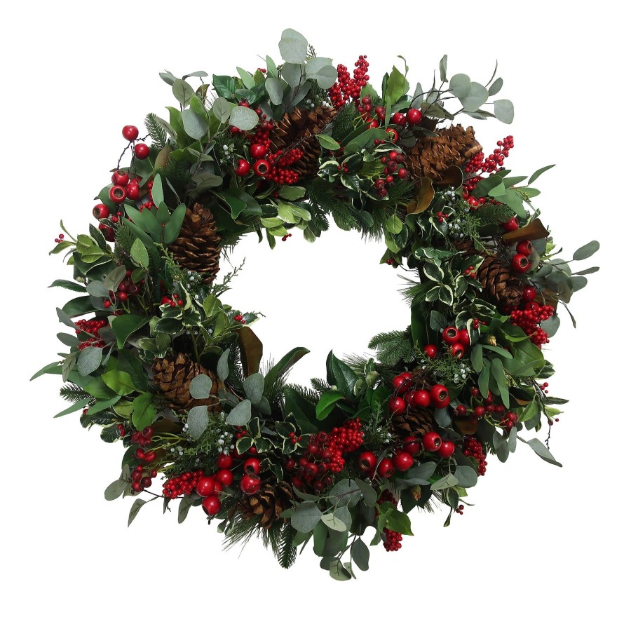 Winward Home Classic Holiday Deluxe Wreath 36" New