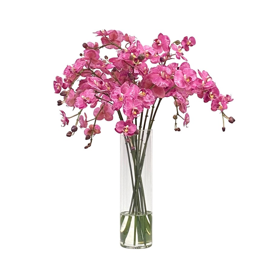 Winward Home Orchid In Slim Vase 21" Clearance