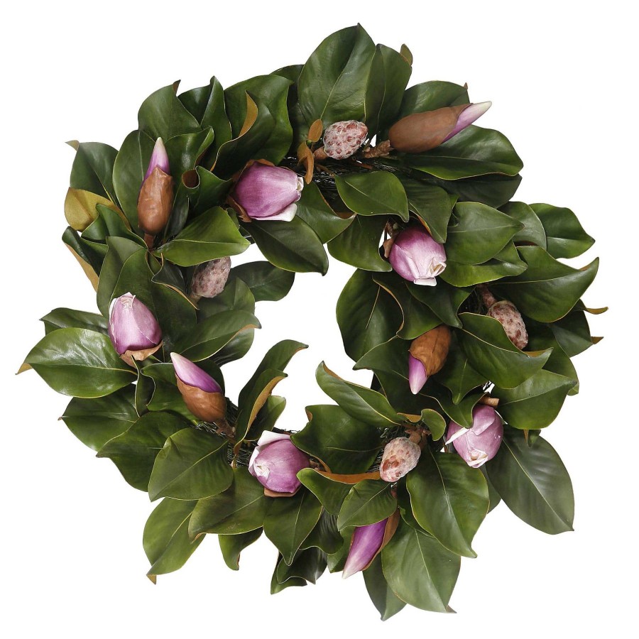 Winward Home Wreath Magnolia Bud 24" Online