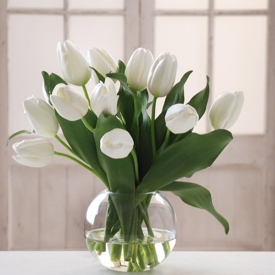 Winward Home Tulip Bubble Bowl (Whd049-Wh) Clearance