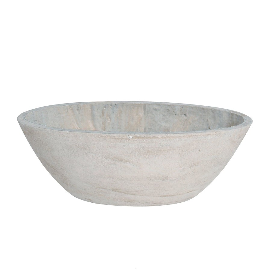 Winward Home Oval Stonecast Planter 20" Wide Online