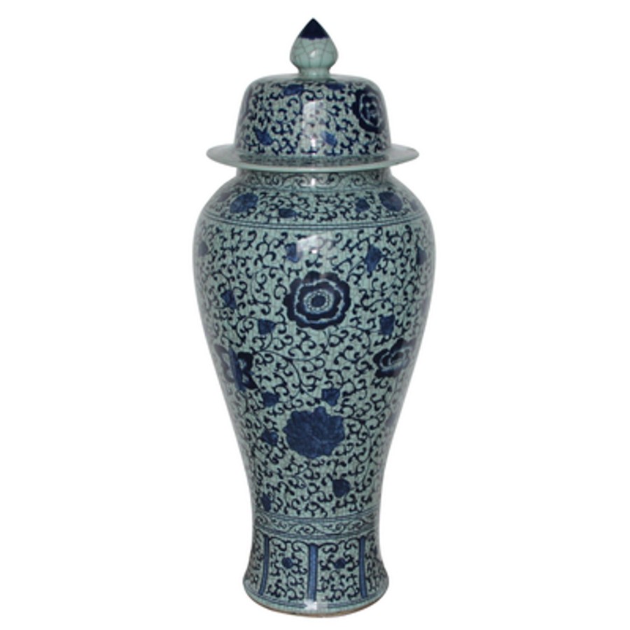 Winward Home Blue And White Ceramic 39" Online