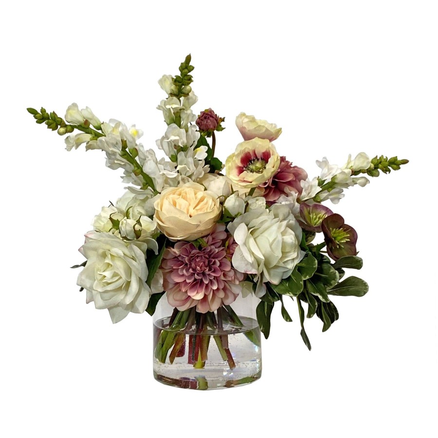 Winward Home Mix Floral In Cylinder 16" Clearance