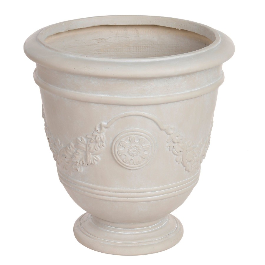 Winward Home Tuscan Stonecast Urn Planter 18" Online