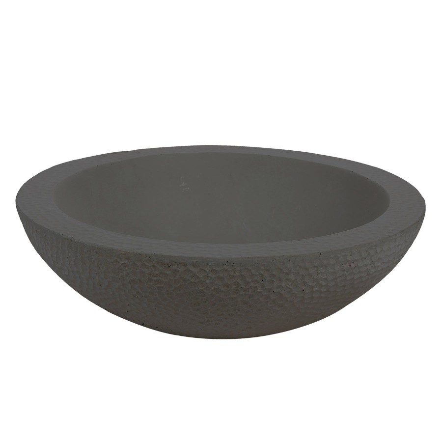 Winward Home Textured Stonecast Bowl 22" Wide Best