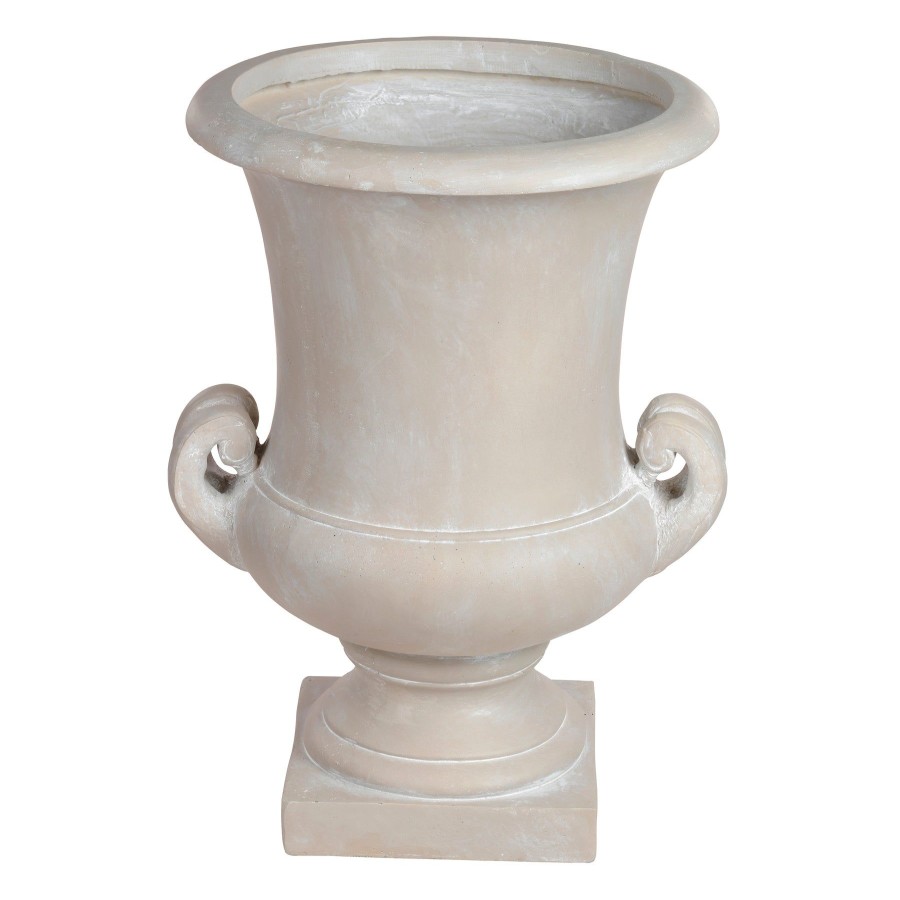 Winward Home Classic Stonecast Urn With Handle 27" Wholesale