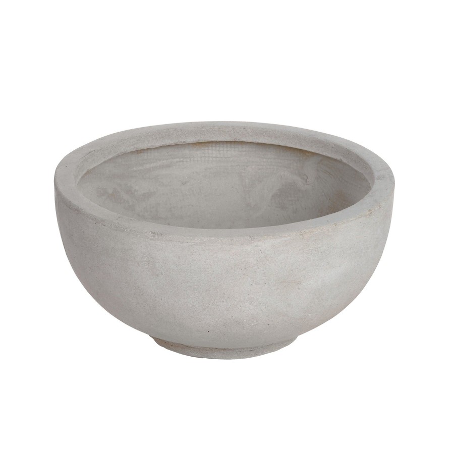 Winward Home Stonecast Bowl Planter 15" Wide Hot