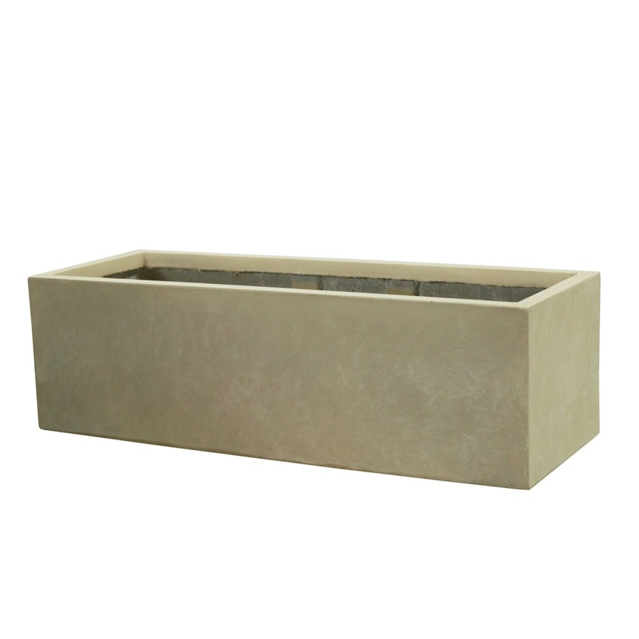 Winward Home Stonecast Long Planter 41" Wide Hot