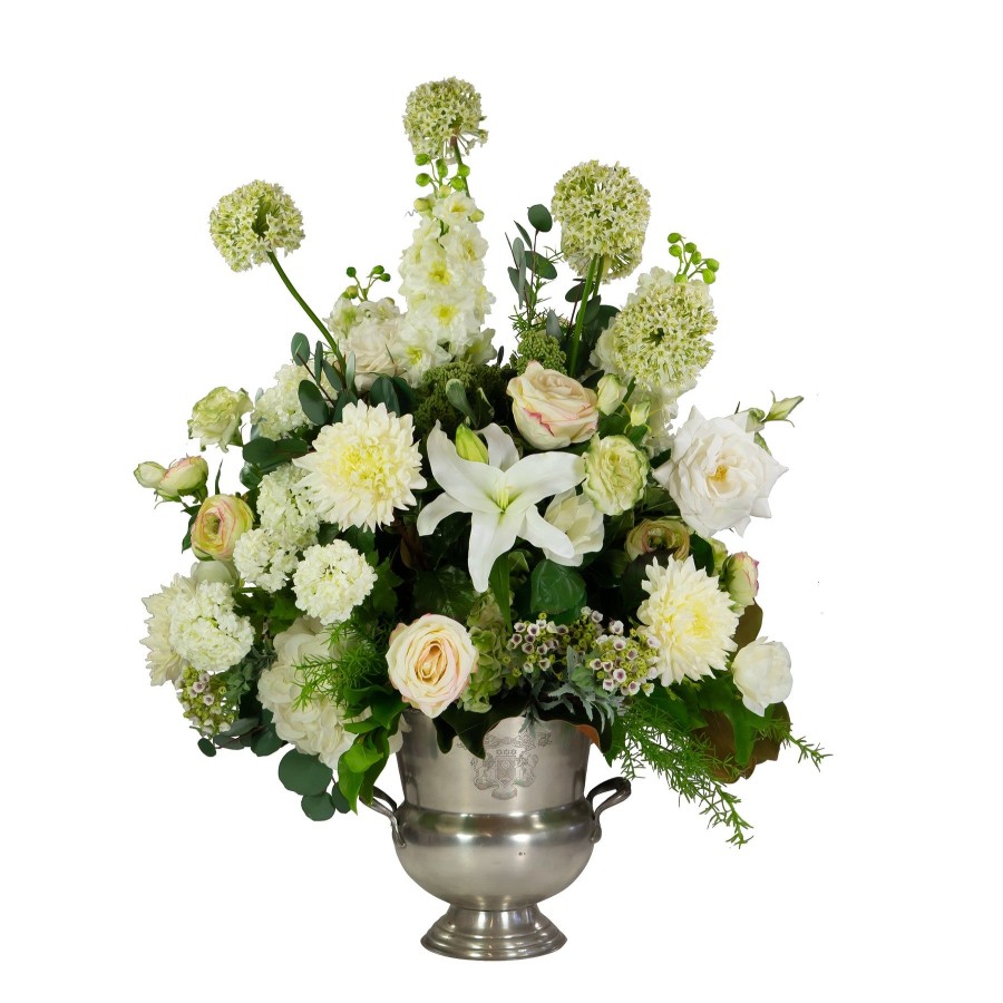 Winward Home Hydrangea Allium In Vase (Whicon20-Whgr) Best