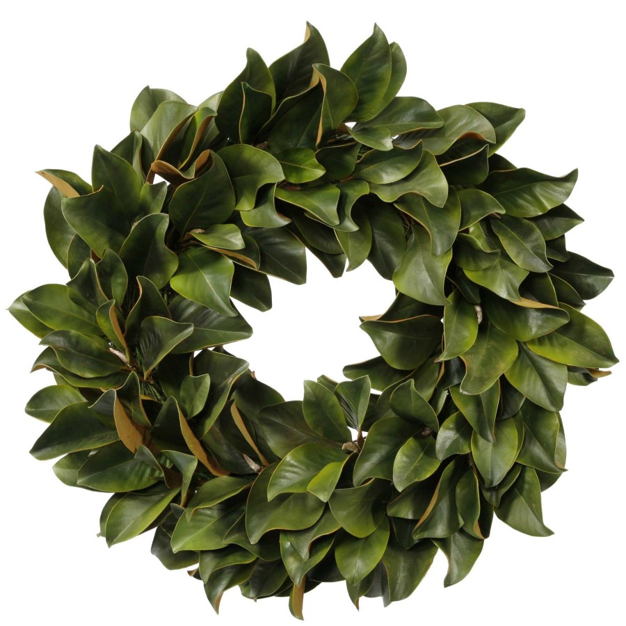 Winward Home Magnolia Leaf Wreath 30" New