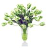 Winward Home Parrot Tulip In Leaf Cut Vase (Whd173-Whgr) Hot