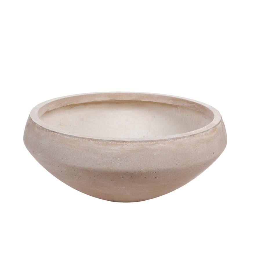 Winward Home Tapered Bottom Stonecast Bowl 23" Wide Clearance