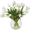 Winward Home Tulips In Glass 22" (Whi004-Wh) Clearance