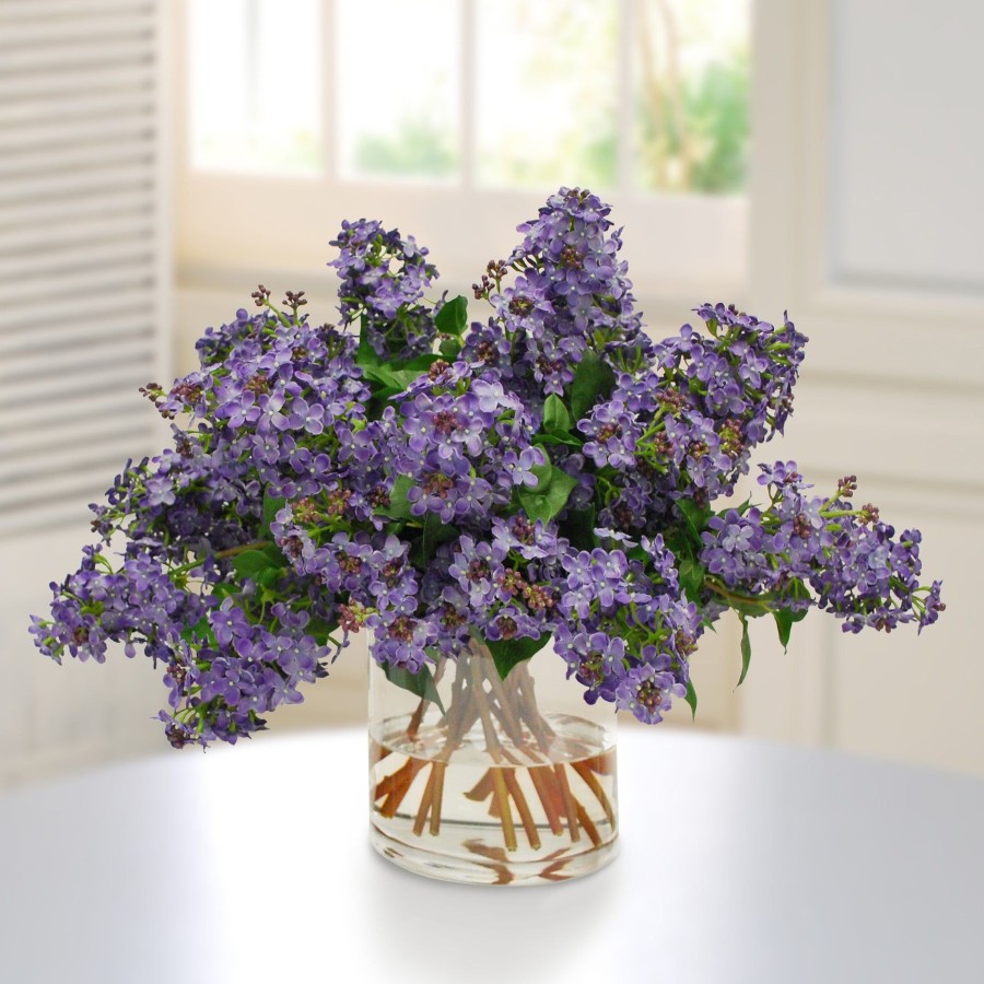 Winward Home Lilac In Cylinder Vase (Whd194-Blpu) Hot